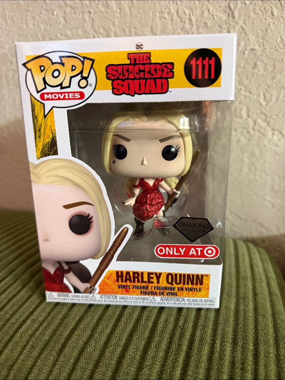 Funko Harley Quinn Pop! Movies Diamond Collection Figure - Red, Blonde